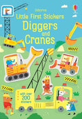 Cover Image for Little First Stickers Diggers and Cranes -- Hannah Watson, Paperback