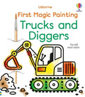 Cover Image for First Magic Painting Trucks and Diggers -- Abigail Wheatley, Paperback