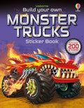 Cover Image for Build Your Own Monster Trucks Sticker Book -- Simon Tudhope, Paperback
