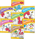 Cover Image for Jolly Phonics Workbooks 1-7: In Print Letters (American English Edition) -- Sue Lloyd, Paperback