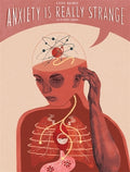 Cover Image for Anxiety Is Really Strange: Graphic Medicine -- Steve Haines, Paperback