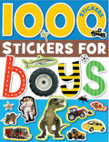 Cover Image for 1000 Stickers for Boys [With Sticker(s)] -- Make Believe Ideas, Paperback