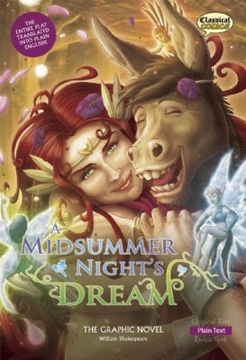 Cover Image for A Midsummer Night's Dream the Graphic Novel: Plain Text -- William Shakespeare, Paperback