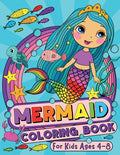 Cover Image for Mermaid Coloring Book for Kids Ages 4-8 -- Silly Bear, Paperback