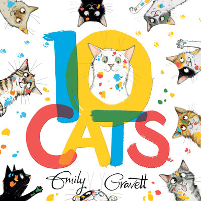 Cover Image for 10 Cats -- Emily Gravett, Board Books
