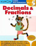 Cover Image for Kumon Grade 5 Decimals & Fractions -- Michiko Tachimoto, Paperback