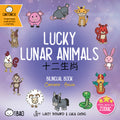 Cover Image for Lucky Lunar Animals (Cantonese-English Version): A Bilingual Book in English and Cantonese with Traditional Characters and Pinyin -- Lacey Benard, Board Books