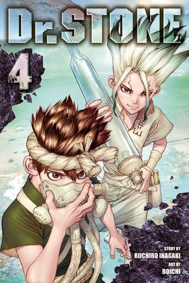 Cover Image for Dr. Stone, Vol. 4: Senku's Lab -- Riichiro Inagaki, Paperback