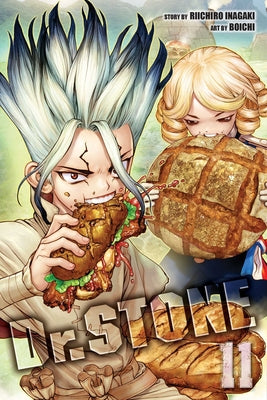 Cover Image for Dr. Stone, Vol. 11: First Contact -- Riichiro Inagaki, Paperback