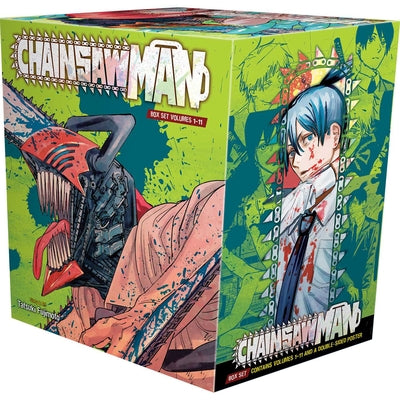 Cover Image for Chainsaw Man Box Set: Includes Volumes 1-11 -- Tatsuki Fujimoto, Paperback