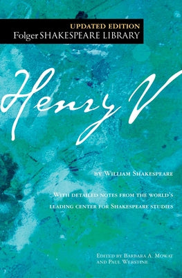 Cover Image for Henry V -- William Shakespeare, Paperback