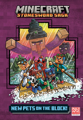 Cover Image for New Pets on the Block! (Minecraft Stonesword Saga #3) -- Nick Eliopulos, Hardcover