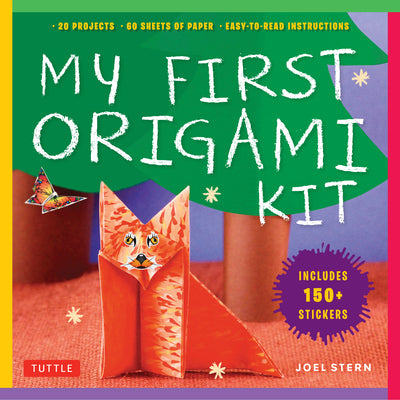 Cover Image for My First Origami Kit: [Origami Kit with Book, 60 Papers, 150 Stickers, 20 Projects] [With Sticker(s) and Origami Paper] -- Joel Stern, Other