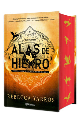 Cover Image for Alas de Hierro. Edición Especial Con Cantos Decorados / Iron Flame. Special Edition with Sprayed Edges -- Rebecca Yarros, Hardcover