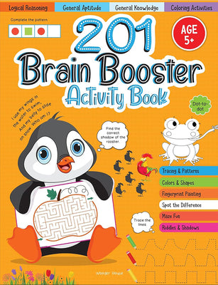 Cover Image for 201 Brain Booster Activity Book: Fun Activities and Exercises -- Wonder House Books, Paperback