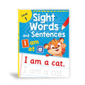 Cover Image for Sight Words and Sentences (Level 1): First Practice Workbook of Most Common Sight Words for Preschool Kids, Toddlers with Vocabulary Development Activ -- Penguin Books, Paperback
