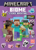 Cover Image for Biome Adventures Sticker Book (Minecraft) -- Random House, Paperback