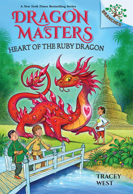 Cover Image for Heart of the Ruby Dragon: A Branches Book (Dragon Masters #32) -- Tracey West, Library Binding