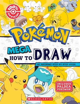 Cover Image for Mega How to Draw (Pokémon) -- Scholastic, Paperback