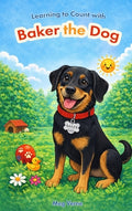 Cover Image for Learning to Count with Baker the Dog -- Meg Verne, Hardcover