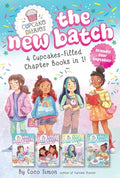 Cover Image for 4 Cupcake-Filled Chapter Books in 1!: Emily's Cupcake Magic!; Natalie's Double Trouble; Ren's One-Of-A-Kind Cupcakes; Alana's Cupcake Garden -- Coco Simon, Paperback