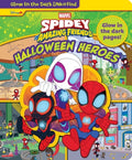Cover Image for Disney Junior Marvel Spidey and His Amazing Friends: Halloween Heroes Glow in the Dark Look and Find -- Pi Kids, Board Books