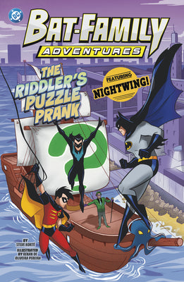 Cover Image for The Riddler's Puzzle Prank: Featuring Nightwing! -- Steve Korté, Library Binding