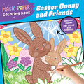 Cover Image for Magic Paper Coloring Book: Easter Bunny and Friends: Discover Hidden Patterns and Images! -- Natascha Pitz, Paperback