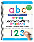 Cover Image for My First Learn-To-Write Workbook: Pen Control, Line Tracing, Letters, and More! -- Crystal Radke, Spiral