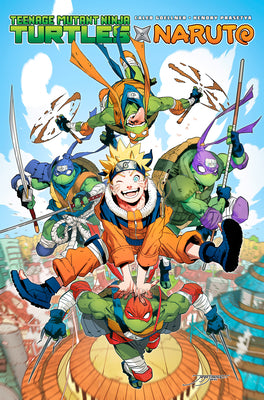 Cover Image for Teenage Mutant Ninja Turtles X Naruto -- Caleb Goellner, Paperback