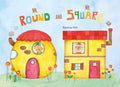 Cover Image for Mr. Round and Mr. Square -- Patricia Fitti, Hardcover