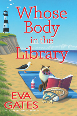 Cover Image for Whose Body in the Library: A Lighthouse Library Mystery -- Eva Gates, Hardcover