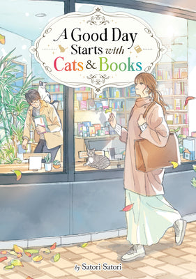 Cover Image for A Good Day Starts with Cats and Books (Light Novel) -- Satori Satori, Paperback